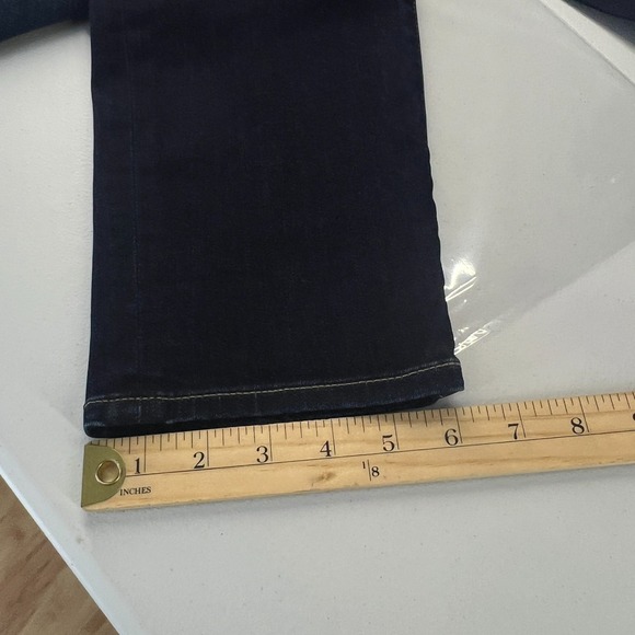 Lucky Brand Lolita Crop Jeans Womens 30 Blue Denim Cotton Dark Wash Skinny Leg - Picture 12 of 14